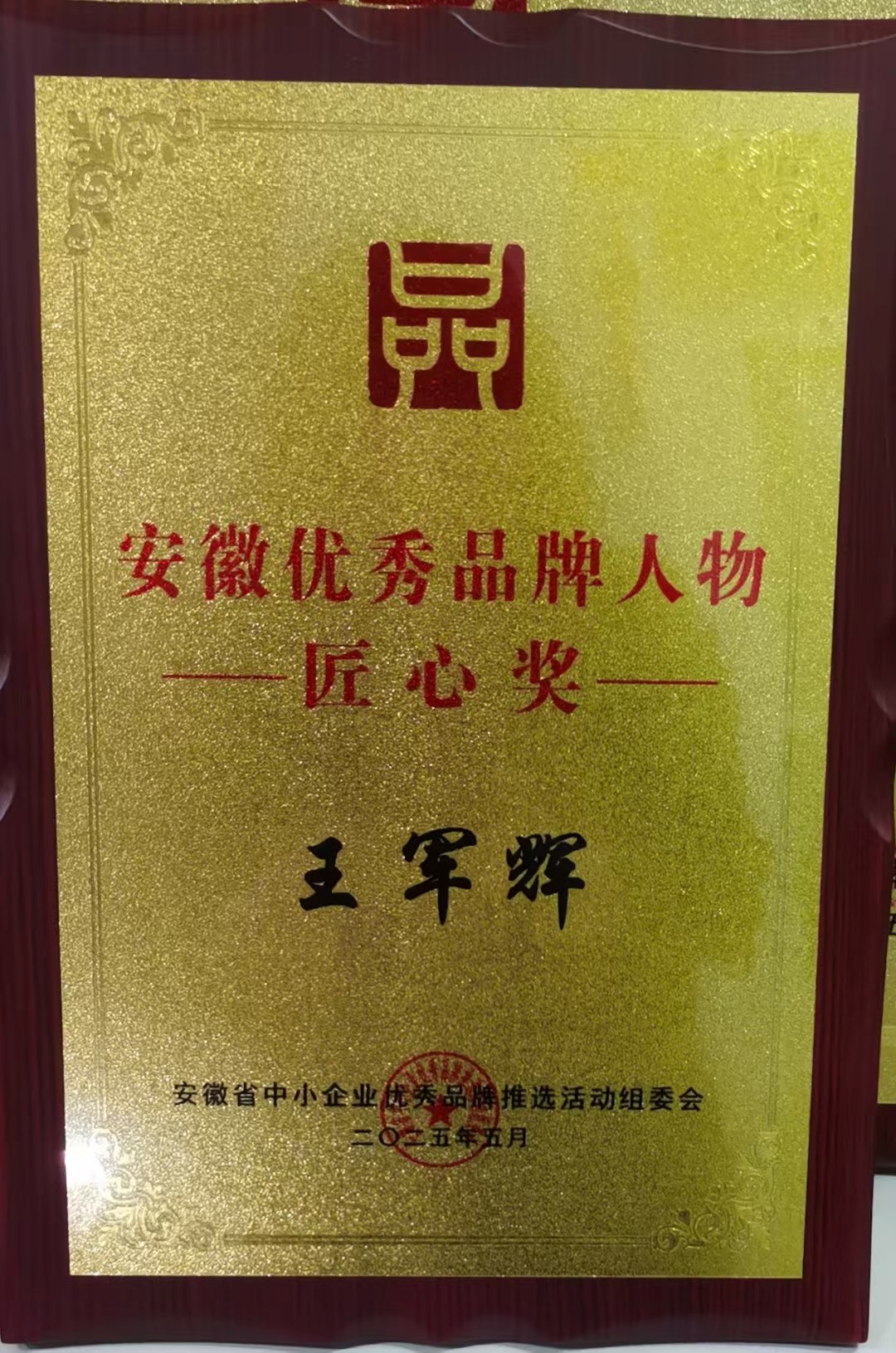 安徽优秀品牌人物匠心奖